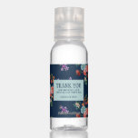 Rose Bouquet Floral Pattern - Thank You Hand Sanitizer