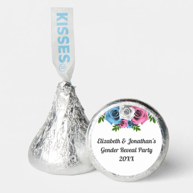 Rose Bouquet Gender Reveal Hershey®'s Kisses® (Front)