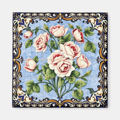 rose bouquet magnet