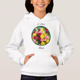Rose Bouquet Painting - Cute Original Flower Art Hoodie