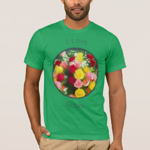 Rose Bouquet Painting - Cute Original Flower Art T-Shirt