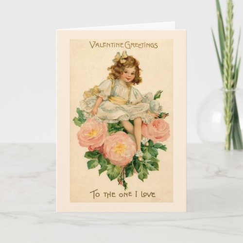 Rose Bouquet Valentine Holiday Card