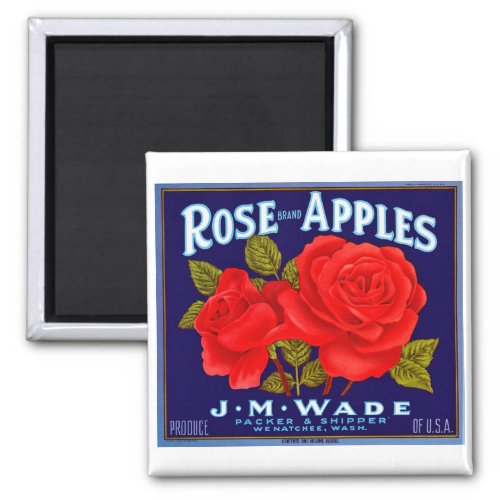 Rose Brand Apples Magnet