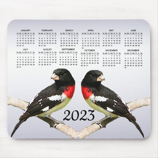 Rose-breasted Grosbeak 2023 Nature Calendar 