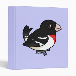 Birdorable Rose-breasted Grosbeak Avery Signature Binder 8.5x11