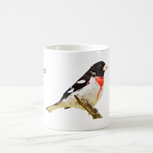 Rose_breasted Grosbeak Coffee Mug