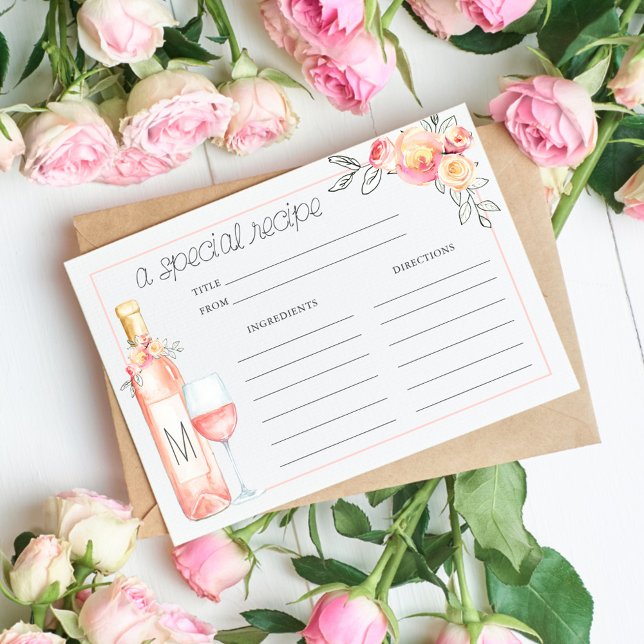 Rosé Bridal Brunch Recipe Card (Creator Uploaded)