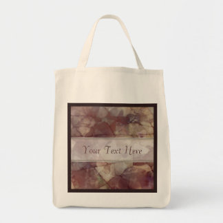 Rose Brown Marble Tote Bag