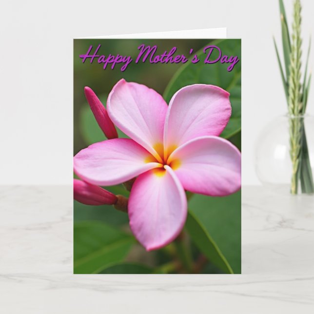 Rose Bud Mothers Day Card (Front)