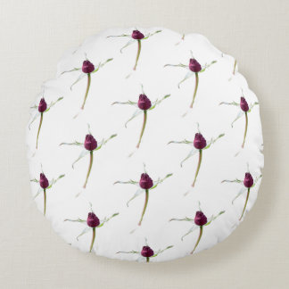 Rose Buds,  Round Pillow