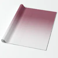 Elegant Burgundy and Black Ombre Wrapping Paper, Zazzle