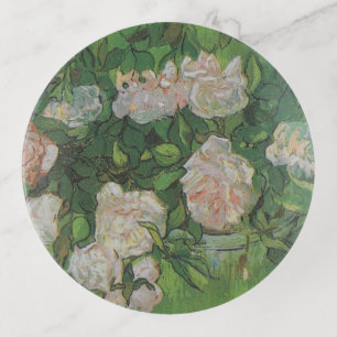 Rose Bush by Vincent Van Gogh Trinket Tray