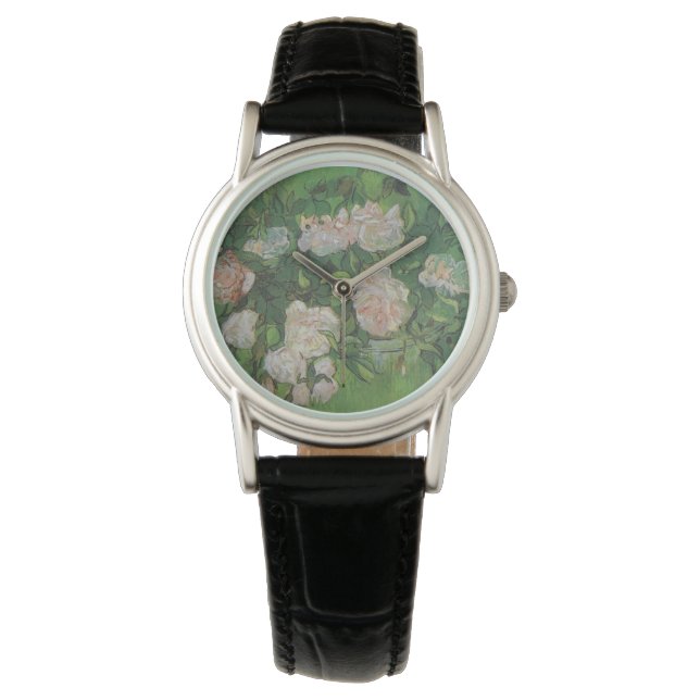 Rose Bush by Vincent Van Gogh Watch (Front)