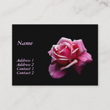 Rose Business Card by iiiyaaa at Zazzle