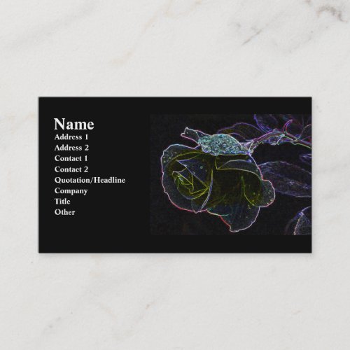 Rose Business Card