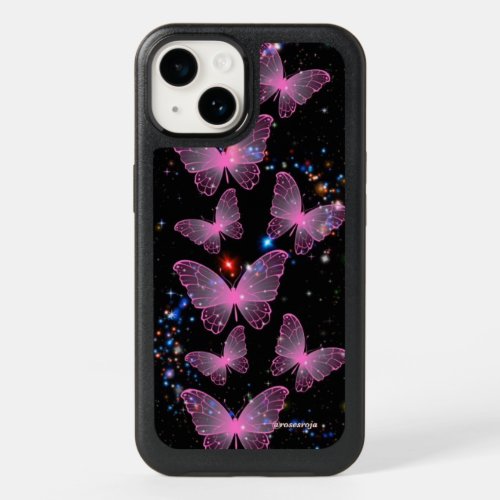 Rose butterfly OtterBox iPhone 14 Case 