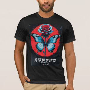 ROSE BUTTERFLY T shirt