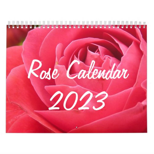 Rose Calendar 2023