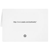 Rose Card (Back Horizontal)
