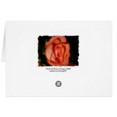 Rose card (Back Horizontal)