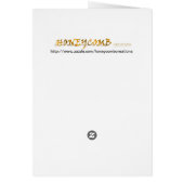 Rose card, blank, 7 cards (Back)