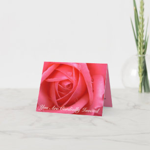 Rose Cards Personalized Rose Wedding Invitations