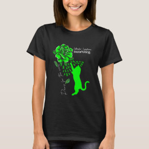 Rose Cat Paws For The Cure Follicular Lymphoma Awa T-Shirt