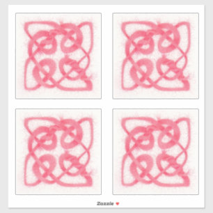 ROSE CELTIC KNOT Vinyl Stickers
