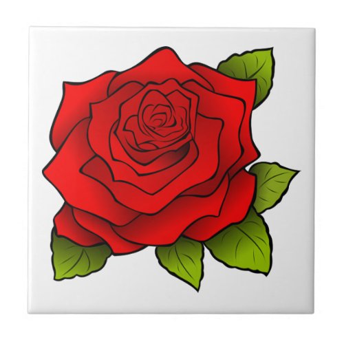 Rose  Ceramic Tile