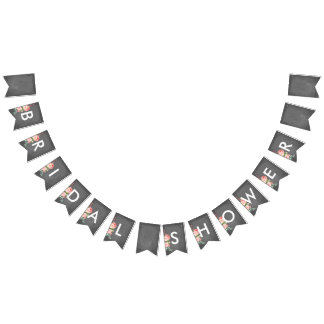 Bridal Shower Bunting Flags