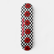 Rose Checker Design