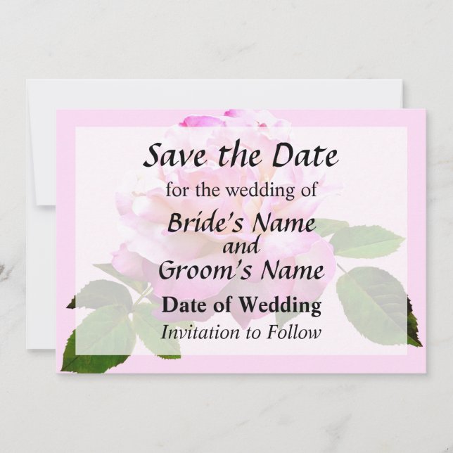 Rose Chicago Peace Save the Date (Front)