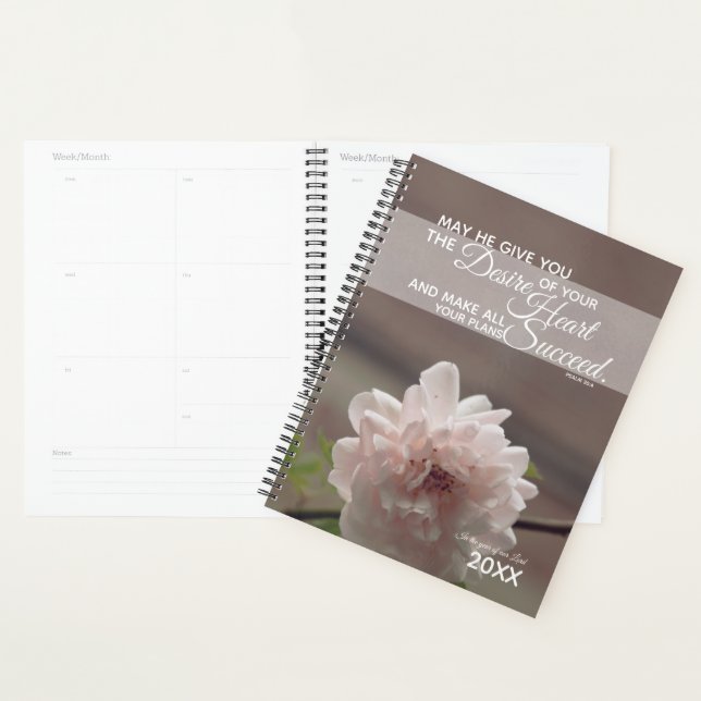 Rose Christian Planner - Psalms 20 (Display)