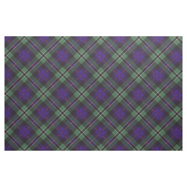 Clan Rose Hunting Tartan Fabric | Zazzle