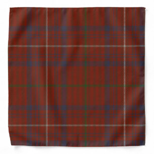 Rose Clan Tartan Bandana