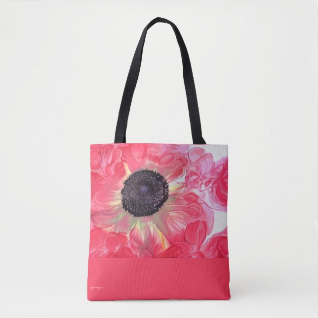 Rose-Colored Anemone Tote (Front)