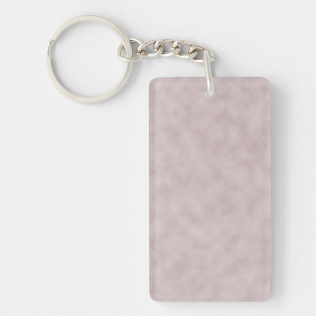 Rose Colored Parchment Texture Background Keychain (Front)