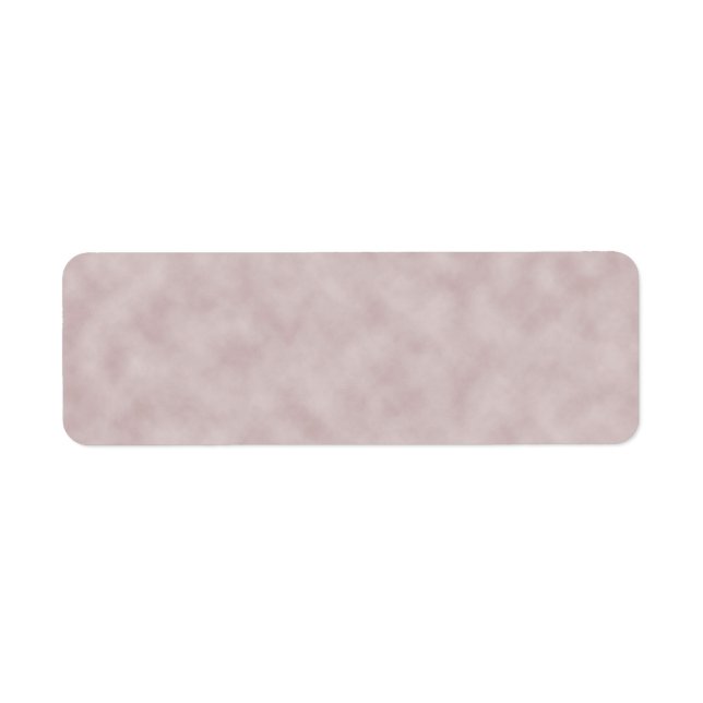 Rose Colored Parchment Texture Background Label (Front)