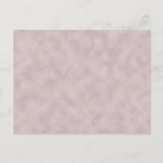 Rose Colored Parchment Texture Background Postcard (Front)