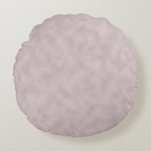 Rose Colored Parchment Texture Background Round Pillow