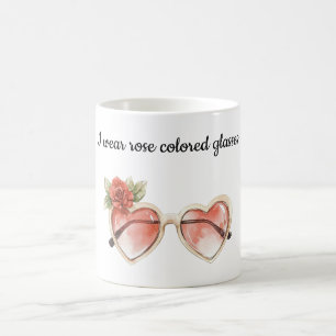 Rose Colored Sunglasses Coffee Mug