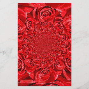 Rose-Colored World: Floral Fantasy Stationery