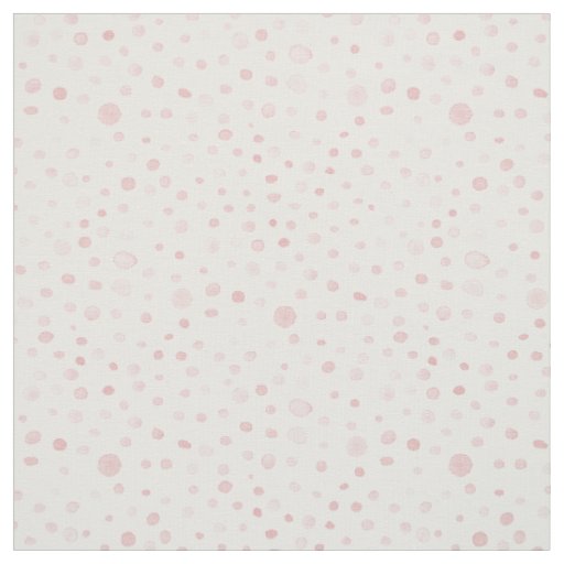 Rose Confetti Watercolor Dots Fabric