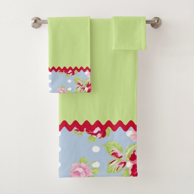 Rose Cottage  Bath Towel Set (Insitu)