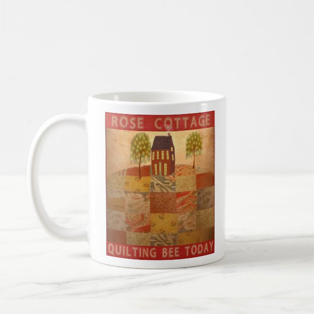 Rose Cottage Quilters Mug  (Left)