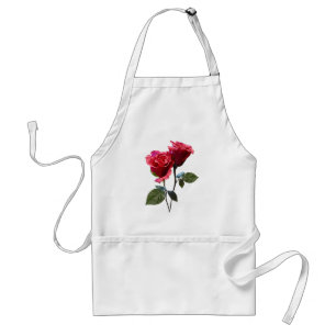 Rose Couple Adult Apron