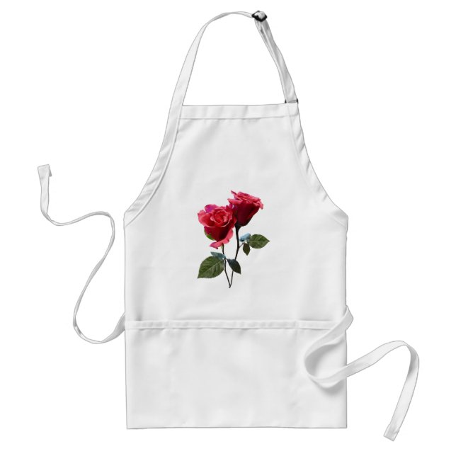 Rose Couple Adult Apron (Front)