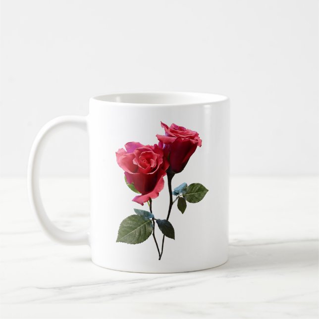 Rose Couple Coffee Mug (Left)