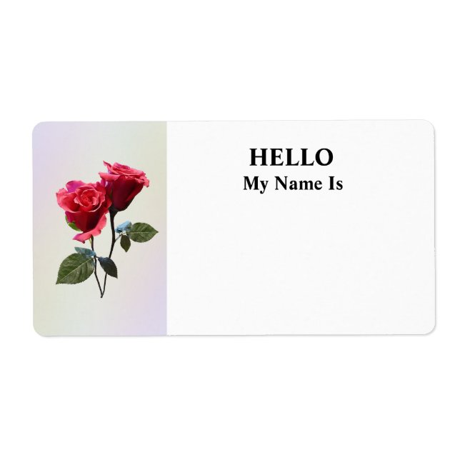 Rose Couple Label (Front)
