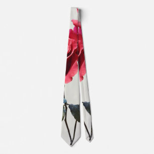 Rose Couple Neck Tie